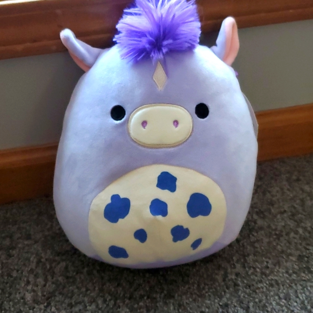 Squishmallow 8" purple horse Meadow